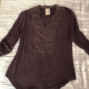 Anthropologie Purple Blouse